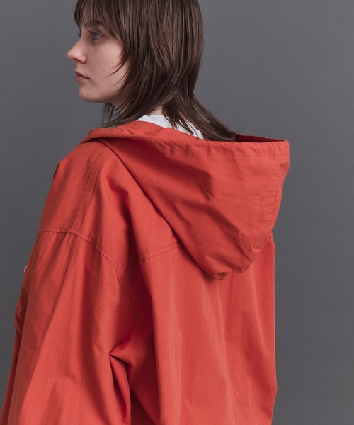 Confirm（コンファーム）の「Long-sleeved Shirt Hoodie / 長袖シャツパーカー フード付き ストライブ メンズ レディース ユニセックス（シャツ/ブラウス・メンズ・ブラック/チャコールグレー/ブルー/オレンジ・S/M/L）」の10枚目の写真