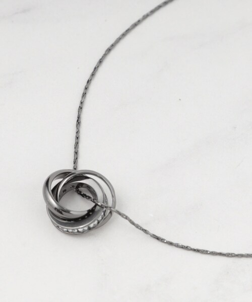 SHOO・LA・RUE(シューラルー)の「【2WAY】キラキラリングネックレス(ネックレス・レディース・シルバー/ゴールド/ピンクゴールド/シルバー系その他・00)」の7枚目の写真