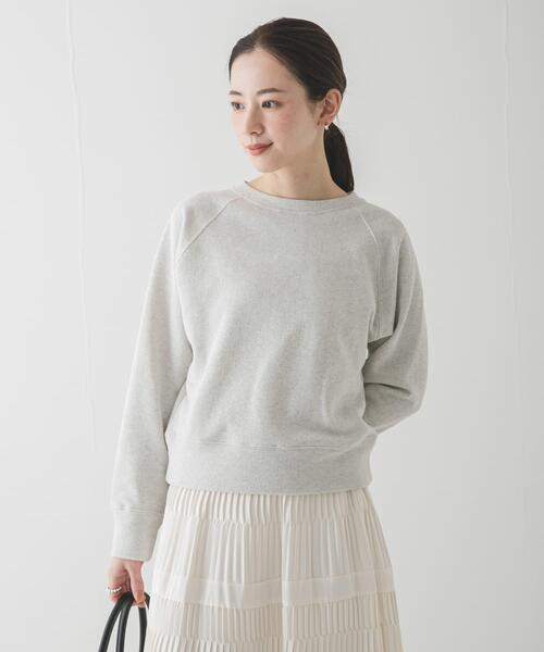URBAN RESEARCH（アーバンリサーチ）の「ラメ裏毛スウェット（スウェット・レディース・アイボリー/ライトグレー・FREE）」の14枚目の写真
