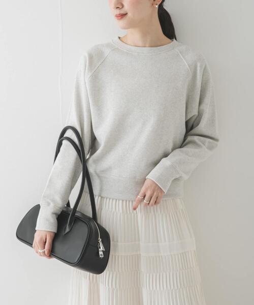 URBAN RESEARCH（アーバンリサーチ）の「ラメ裏毛スウェット（スウェット・レディース・アイボリー/ライトグレー・FREE）」の18枚目の写真