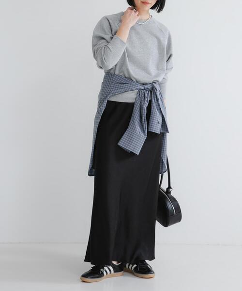 URBAN RESEARCH（アーバンリサーチ）の「ラメ裏毛スウェット（スウェット・レディース・アイボリー/ライトグレー・FREE）」の4枚目の写真