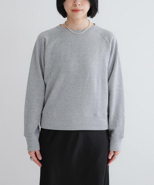 URBAN RESEARCH（アーバンリサーチ）の「ラメ裏毛スウェット（スウェット・レディース・アイボリー/ライトグレー・FREE）」の5枚目の写真