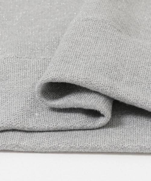 URBAN RESEARCH（アーバンリサーチ）の「ラメ裏毛スウェット（スウェット・レディース・アイボリー/ライトグレー・FREE）」の11枚目の写真