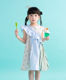 nino（ニノ）の「ななめショルダーフリル　ワンピース（ワンピース）」