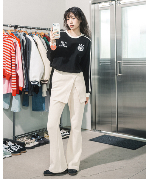 HAVISM(ヘビズム)の「LLF UNIFORM L/S TEE(BLACK)(Tシャツ/カットソー・レディース・その他・ONE SIZE)」の2枚目の写真