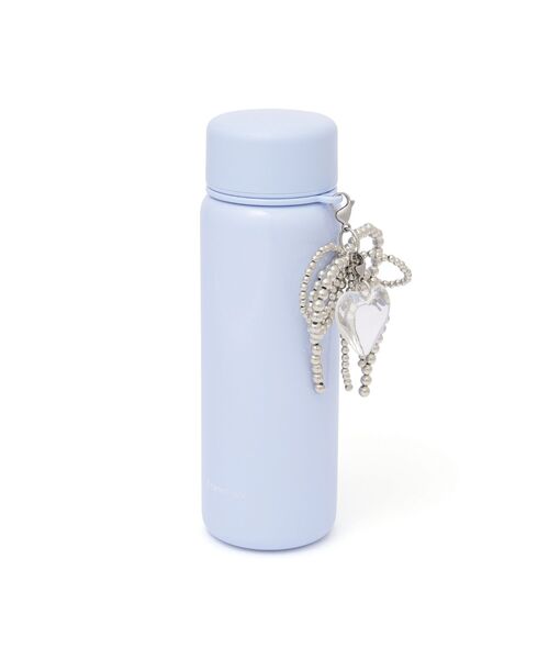 Francfranc(フランフラン)の「チャーム ステンレスボトル 500ml ブルー 水筒 マイボトル(水筒・レディース・ブルー・FREE)」の1枚目の写真