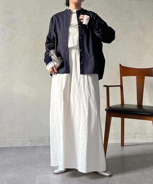 un dix cors(アンディコール)の「バックギャザーシャツ(シャツ/ブラウス・レディース・ネイビー/グレー/オフホワイト/サックスブルー・FREE)」の21枚目の写真