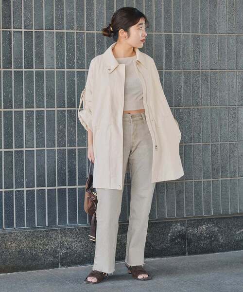 SLOBE IENA（スローブイエナ）の「switch look blouson（その他アウター・レディース・ホワイト/キャメル・FREE）」の4枚目の写真