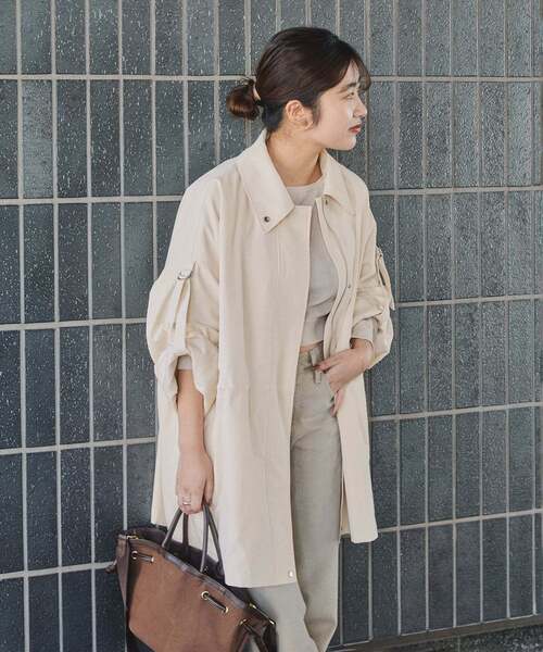 SLOBE IENA（スローブイエナ）の「switch look blouson（その他アウター・レディース・ホワイト/キャメル・FREE）」の5枚目の写真