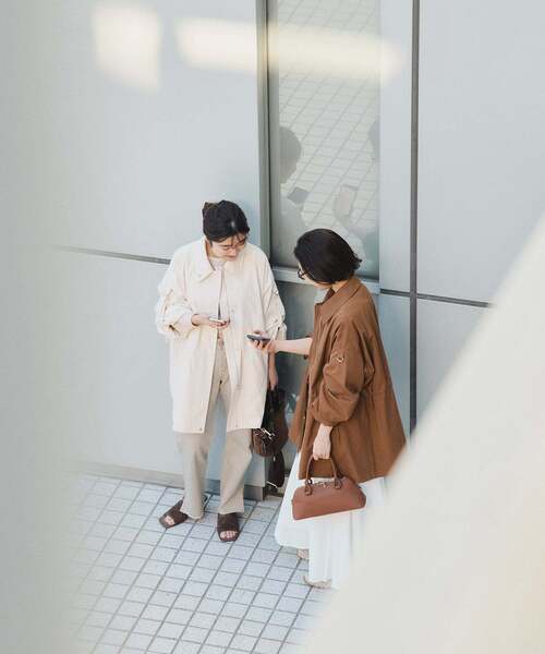 SLOBE IENA（スローブイエナ）の「switch look blouson（その他アウター・レディース・ホワイト/キャメル・FREE）」の8枚目の写真