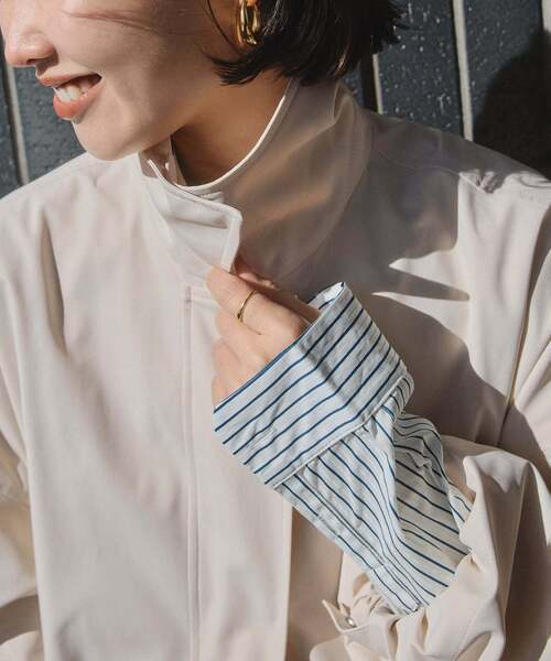 SLOBE IENA（スローブイエナ）の「switch look blouson（その他アウター・レディース・ホワイト/キャメル・FREE）」の22枚目の写真