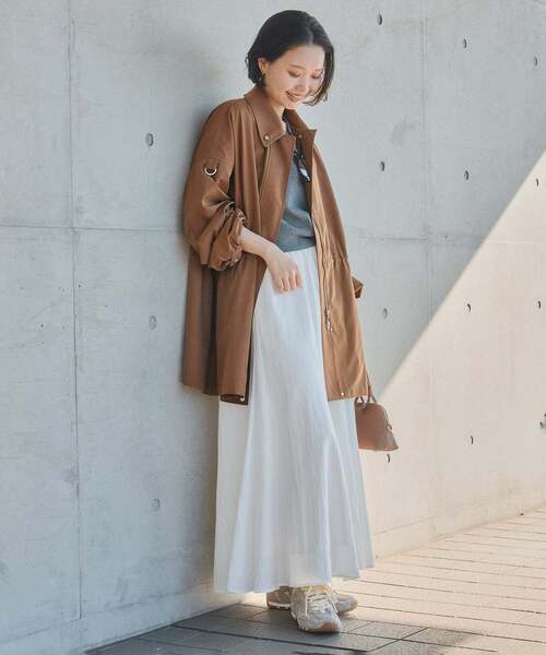 SLOBE IENA(スローブイエナ)の「switch look blouson(その他アウター・レディース・ホワイト/キャメル・FREE)」の5枚目の写真
