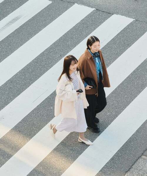 SLOBE IENA(スローブイエナ)の「switch look blouson(その他アウター・レディース・ホワイト/キャメル・FREE)」の6枚目の写真