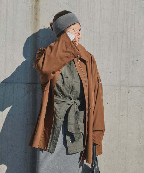 SLOBE IENA(スローブイエナ)の「switch look blouson(その他アウター・レディース・ホワイト/キャメル・FREE)」の12枚目の写真