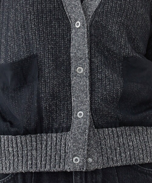 UNITED TOKYO(ユナイテッドトウキョウ)の「【新作】カバーチュールカーディガン|軽羽織/ニットカーデ/レイヤード/冬服/春服(カーディガン/ボレロ・レディース・グレー/ピンク/アイボリー・FREE)」の8枚目の写真