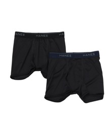 HANES（ヘインズ）の「【Hanes/ヘインズ】キッズ 【2枚組】 X-TEMP ボクサーブリーフ（ボクサーパンツ）」