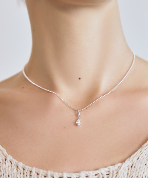 TEN.(テン)の「【新作】SILVER925 ボールチェーンコンビネックレス 40cm(ネックレス・レディース・シルバー・FREE)」の3枚目の写真