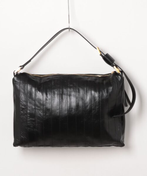 ALLSAINTS（オールセインツ）の「EDBURY PANEL SHLDR（ショルダーバッグ・レディース・ブラック・ONE SIZE）」の8枚目の写真
