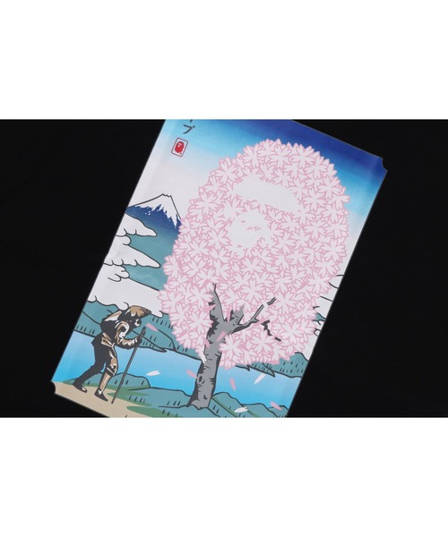 A BATHING APE(アベイシングエイプ)の「JAPAN SAKURA TEE(Tシャツ/カットソー・メンズ・ブラック/ホワイト・XXX-LARGE/MEDIUM/LARGE/X-LARGE/XX-LARGE/SMALL)」の6枚目の写真