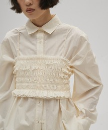 TODAYFUL | Shirring Bustier Layered Shirts(シャツ/ブラウス)