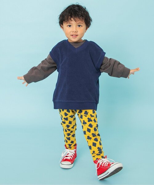 BREEZE(ブリーズ)の「【リンク】切替パイルベスト(セットアップ可)(セットアップ・キッズ・ネイビー/グリーン・130/120/110/90/150/140/100)」の13枚目の写真