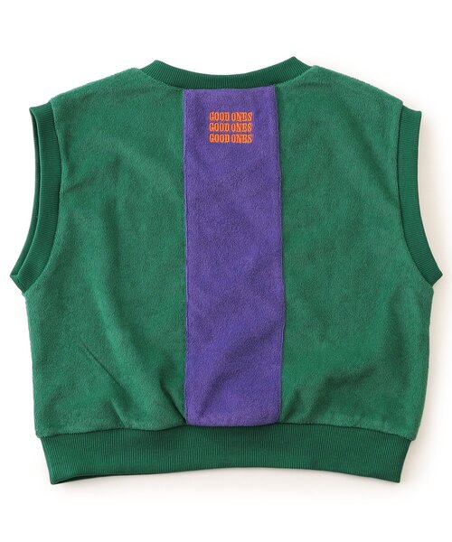 BREEZE(ブリーズ)の「【リンク】切替パイルベスト(セットアップ可)(セットアップ・キッズ・ネイビー/グリーン・130/120/110/90/150/140/100)」の4枚目の写真