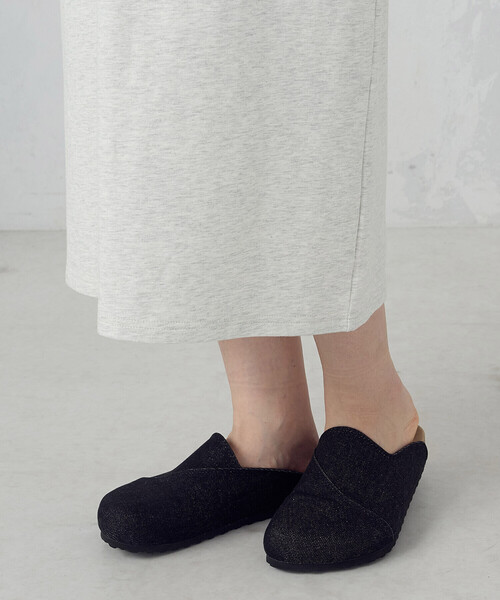 ONIGIRI（オニギリ）の「裏毛ナロースカート/セットアップ対応（スカート・レディース・ブラウン/ネイビー/ライトグレー・FREE）」の6枚目の写真