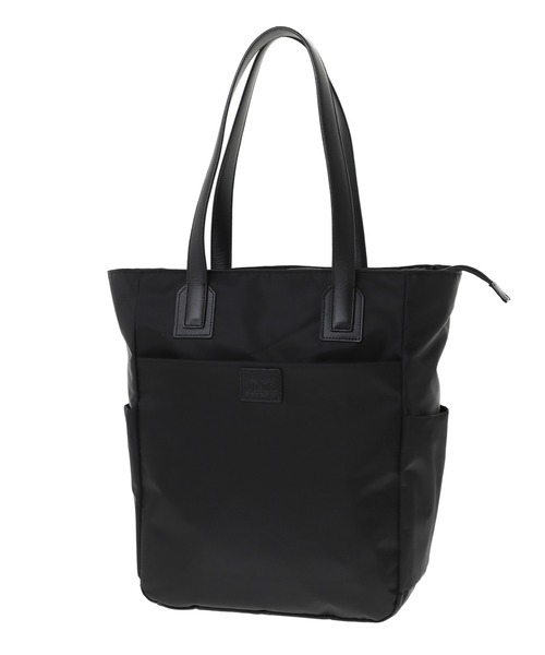 Manhattan Portage BLACK LABEL(マンハッタンポーテージ ブラックレーベル)の「DUANE TOTE BAG TWILL(トートバッグ・メンズ・ブラック・MEDIUM)」の1枚目の写真