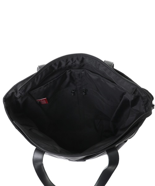Manhattan Portage BLACK LABEL(マンハッタンポーテージ ブラックレーベル)の「DUANE TOTE BAG TWILL(トートバッグ・メンズ・ブラック・MEDIUM)」の6枚目の写真