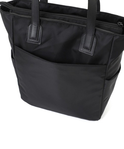 Manhattan Portage BLACK LABEL(マンハッタンポーテージ ブラックレーベル)の「DUANE TOTE BAG TWILL(トートバッグ・メンズ・ブラック・MEDIUM)」の9枚目の写真