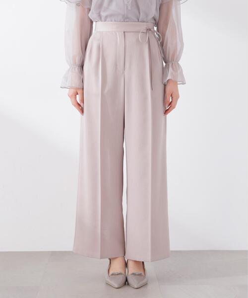 PROPORTION BODY DRESSING（プロポーションボディドレッシング）の「サイドリボンタックパンツ / 1216130306（その他パンツ・レディース・ベージュ/ブルー・MEDIUM/P/S）」の7枚目の写真