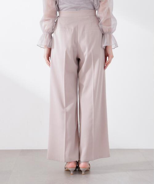 PROPORTION BODY DRESSING（プロポーションボディドレッシング）の「サイドリボンタックパンツ / 1216130306（その他パンツ・レディース・ベージュ/ブルー・MEDIUM/P/S）」の9枚目の写真