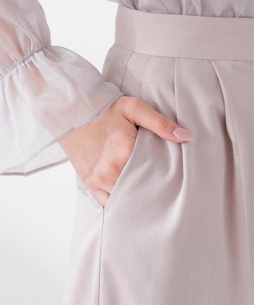 PROPORTION BODY DRESSING（プロポーションボディドレッシング）の「サイドリボンタックパンツ / 1216130306（その他パンツ・レディース・ベージュ/ブルー・MEDIUM/P/S）」の13枚目の写真