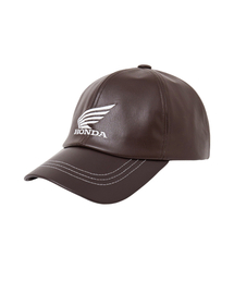 HONDA MOTORCYCLE（ホンダモーターサイクル）の「Engineered Leather Ball Cap Brown（キャップ）」