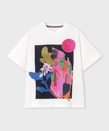 Paul Smith | ウィメンズ "River Collage" 半袖Tシャツ / 165124 J271(Tシャツ/カットソー)