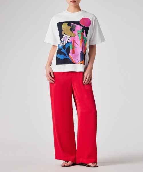 Paul Smith（ポールスミス）の「ウィメンズ "River Collage" 半袖Tシャツ / 165124 J271（Tシャツ/カットソー・レディース・ホワイト・MEDIUM）」の5枚目の写真