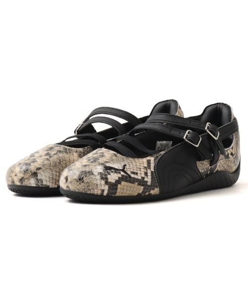 PUMA(プーマ)の「PUMA SPEEDCAT BALLET SNAKE WMNS / プーマ スピードキャット バレエ スネーク ウィメンズ(スニーカー・レディース・ブラック・23.5cm/23.0cm/25.0cm/24.5cm/24.0cm/22.5cm)」の2枚目の写真