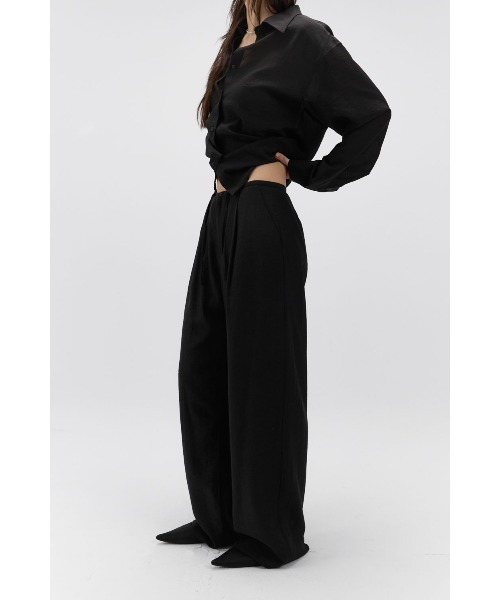 Studio Doe Textured Drawstring Trousers（その他パンツ）｜Studio