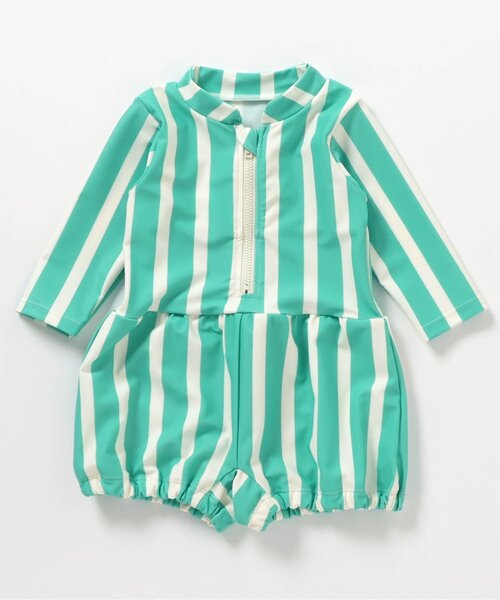 BREEZE（ブリーズ）の「【リンク】わくわくベビー長袖水着（水着・キッズ・エメラルド・80）」の2枚目の写真