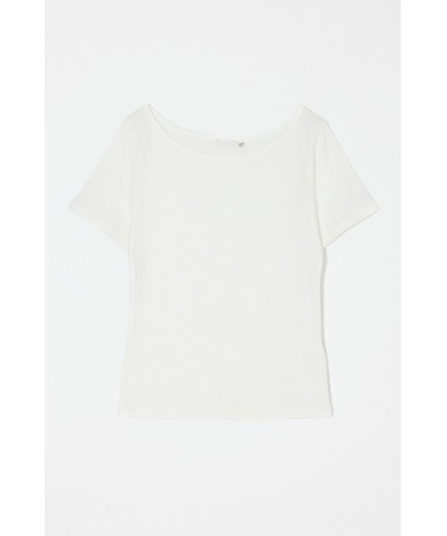 SUVIN GIZA BOAT NECK Tシャツ（Tシャツ/カットソー）｜MOUSSY