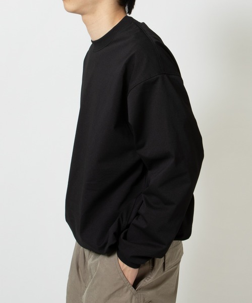 DAIWA PIER39（ダイワピア39）の「TECH DRAWSTRING L/S TEE BE-34026（Tシャツ/カットソー・メンズ・オリーブ/ブルー/ブラウン・X-LARGE/LARGE/MEDIUM/SMALL）」の8枚目の写真