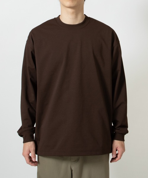 DAIWA PIER39（ダイワピア39）の「TECH DRAWSTRING L/S TEE BE-34026（Tシャツ/カットソー・メンズ・オリーブ/ブルー/ブラウン・X-LARGE/LARGE/MEDIUM/SMALL）」の9枚目の写真