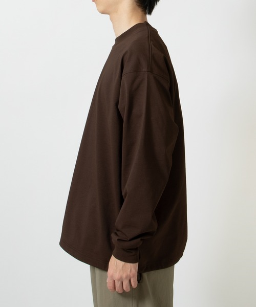DAIWA PIER39（ダイワピア39）の「TECH DRAWSTRING L/S TEE BE-34026（Tシャツ/カットソー・メンズ・オリーブ/ブルー/ブラウン・X-LARGE/LARGE/MEDIUM/SMALL）」の10枚目の写真