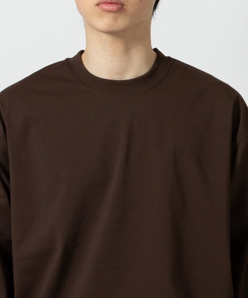 DAIWA PIER39（ダイワピア39）の「TECH DRAWSTRING L/S TEE BE-34026（Tシャツ/カットソー・メンズ・オリーブ/ブルー/ブラウン・X-LARGE/LARGE/MEDIUM/SMALL）」の12枚目の写真