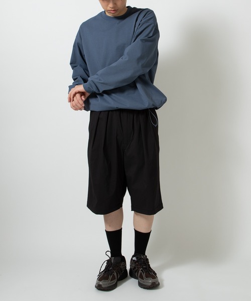 DAIWA PIER39（ダイワピア39）の「TECH DRAWSTRING L/S TEE BE-34026（Tシャツ/カットソー・メンズ・オリーブ/ブルー/ブラウン・X-LARGE/LARGE/MEDIUM/SMALL）」の16枚目の写真
