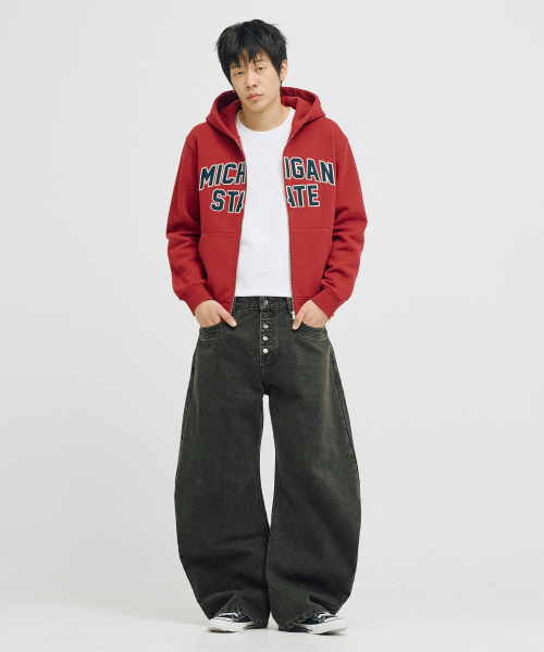 TAKEASY(テイクイージー)の「アンティークボタンフライデニムパンツ(ダスティグレー)(デニムパンツ・メンズ・その他・SMALL/MEDIUM/LARGE/X-LARGE)」の5枚目の写真