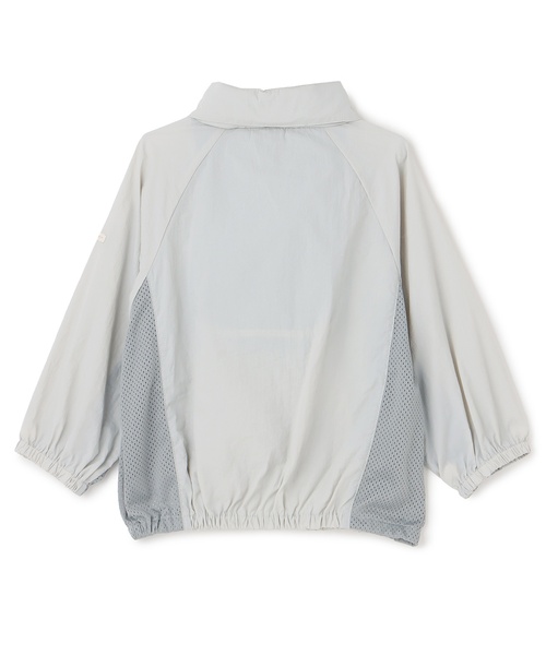 petit main（プティマイン）の「【ポケッタブル】ワッシャーウィンブレ（ナイロンジャケット・キッズ・ライトグレー/アイボリー・M/S/L）」の8枚目の写真