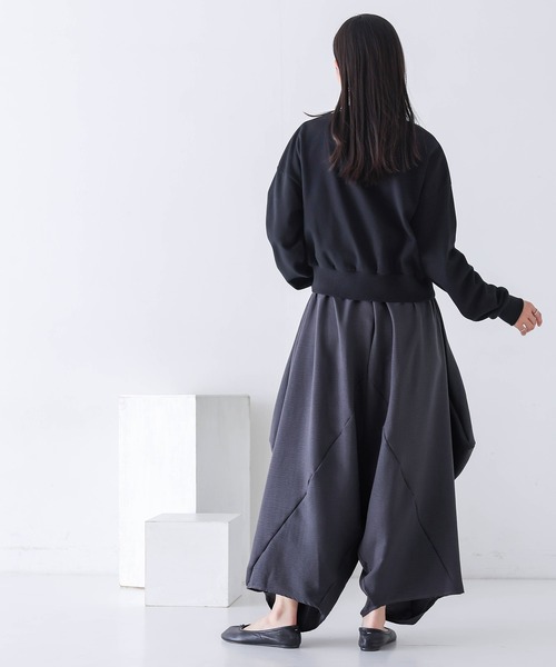 n'OrLABEL(ノアールレーベル)の「変形バルーンサルエルパンツ(その他パンツ・レディース・ブラック/チャコール/カーキ・FREE)」の16枚目の写真