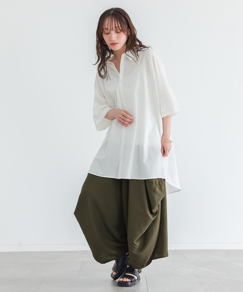 n'OrLABEL(ノアールレーベル)の「変形バルーンサルエルパンツ(その他パンツ・レディース・ブラック/チャコール/カーキ・FREE)」の19枚目の写真