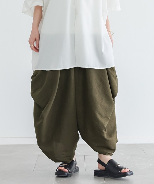 n'OrLABEL(ノアールレーベル)の「変形バルーンサルエルパンツ(その他パンツ・レディース・ブラック/チャコール/カーキ・FREE)」の20枚目の写真